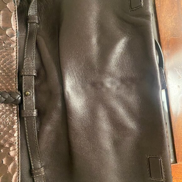 Ferragamo Python Evening Purse - Picture 8 of 14